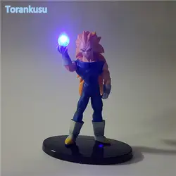 Dragon Ball Z фигурка Вегета Супер Saiyan DXF светодио дный свет DIY Дисплей игрушка Esferas Del дракон игрушка DBZ + светло DIY78