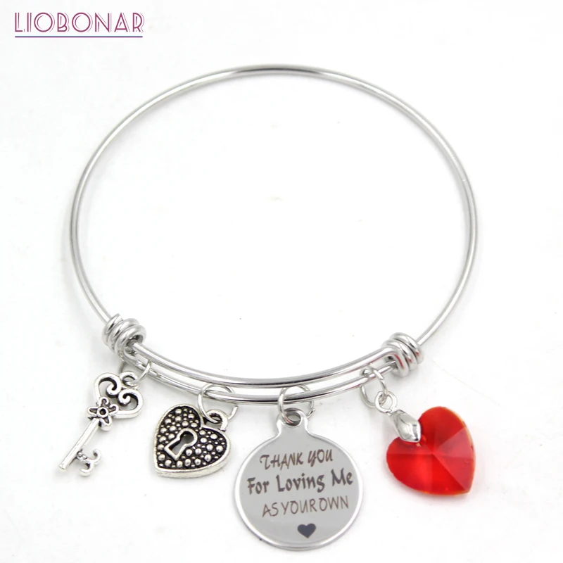 

10PCS Stainless Steel Wire Bangle Adjustable Bangle Valentine Gift Lock Key Charm Bracelet Bangle Valentine Gifts Jewelry