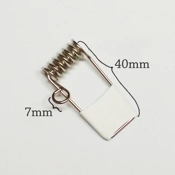 

10 pcs/lot lighting downlight accessories Small circle Spring Clamp Fixed Spring Clamp LED Panel light Spotlight Spring Snap 4cm