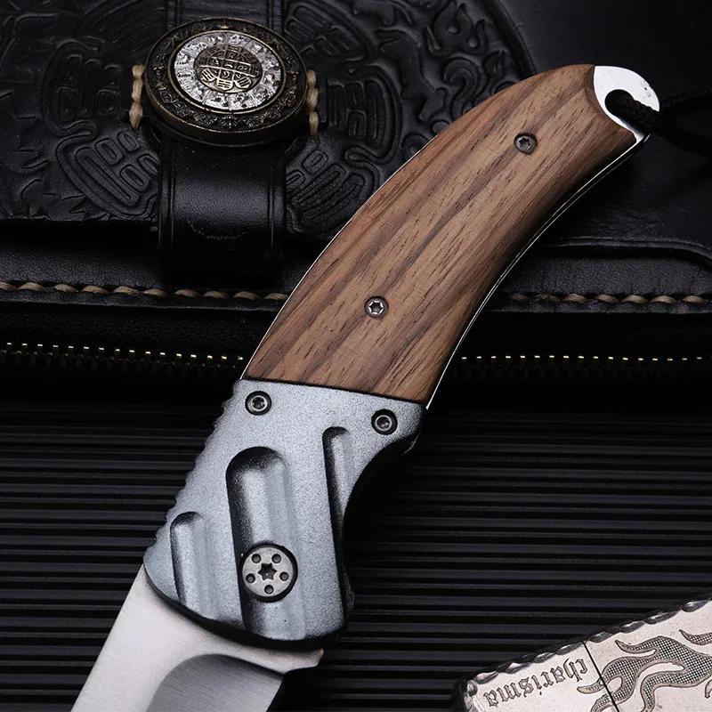 2017 new arrival free shipping outdoor camping knife folding knife wilderness survival high hardness Swiss multi-function knife