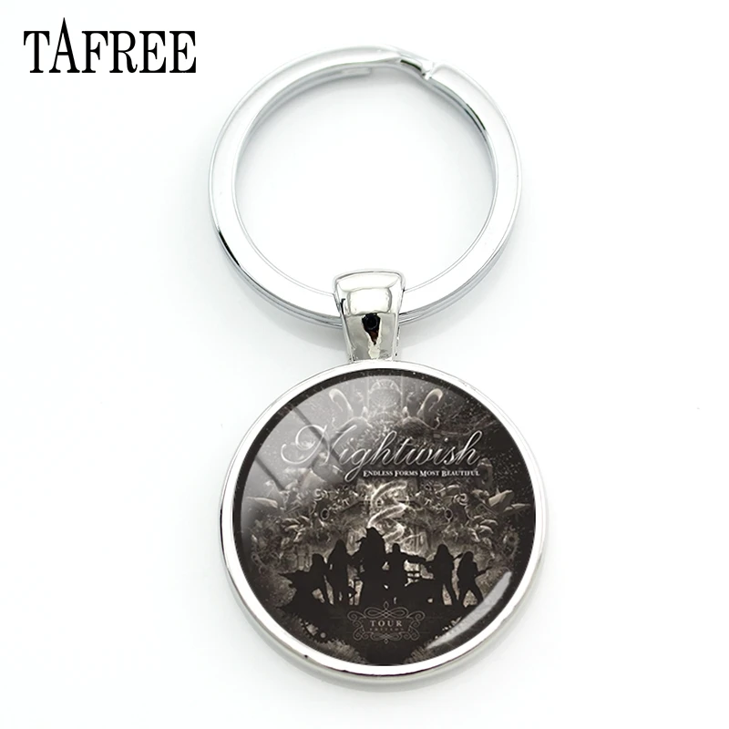 Брелки для ключей TAFREE Nightwish модные круглые брелки ручной работы в стиле