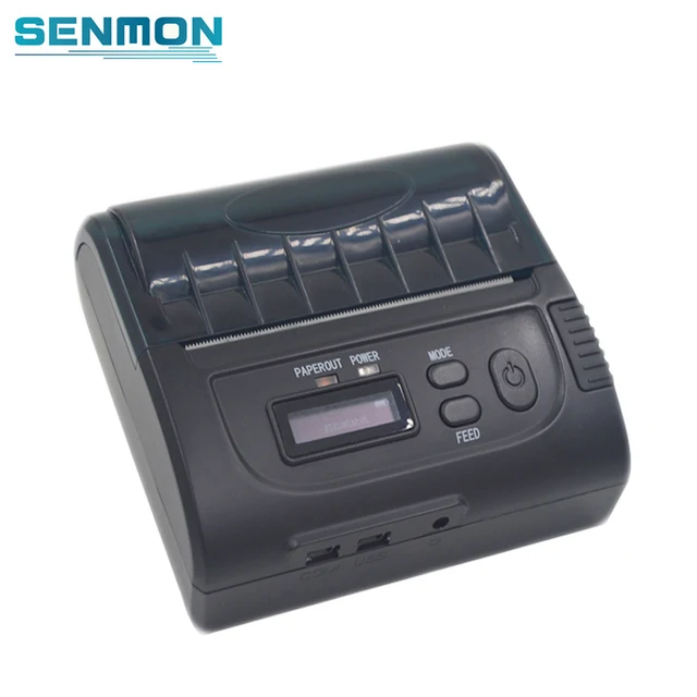 Best Price 80 mm Bluetooth Thermal Printer,LCD USB 80mm Thermal Bluetooth Receipt Printer IOS/Android Protable Printer SM--8002BT