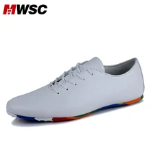 MWSC Italian Style Microfiber Leather Casual Shoes Designer Luxury Brand Men Lace-up Lazy Loafers Brand Derby Men Shoes