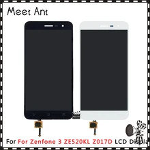 DHL 10 шт./лот высокое качество 5,2 ''для Asus Zenfone 3 ZE520KL Z017D ЖК дисплей экран дисплея с сенсорный экран планшета Ассамблеи