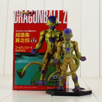

14cm Golden Freezer Frieza Freeza Anime Dragon Ball Z Super Saiyan Freezer pvc action figure model toy Dragonball gift