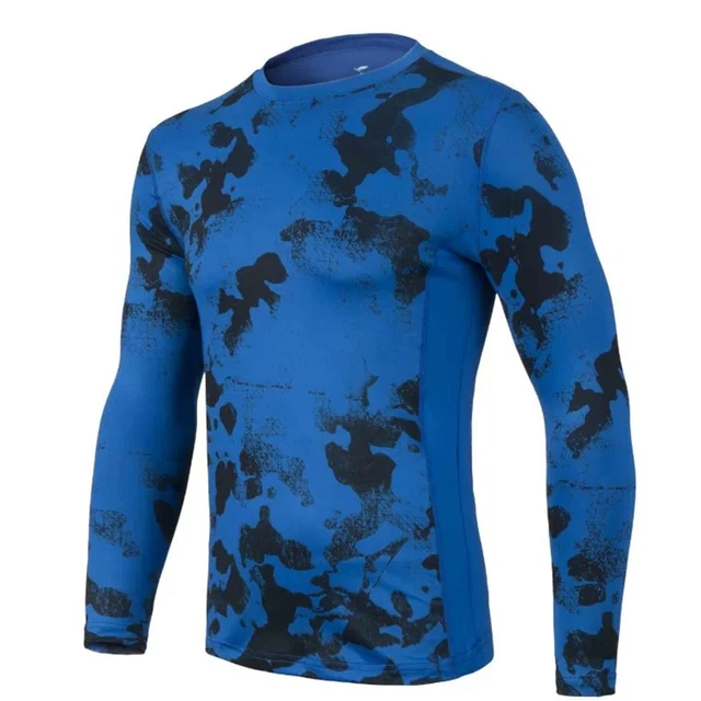 Sport T Shirt Men Dry Fit Running Compression Long Sleeve T shirt Base ...