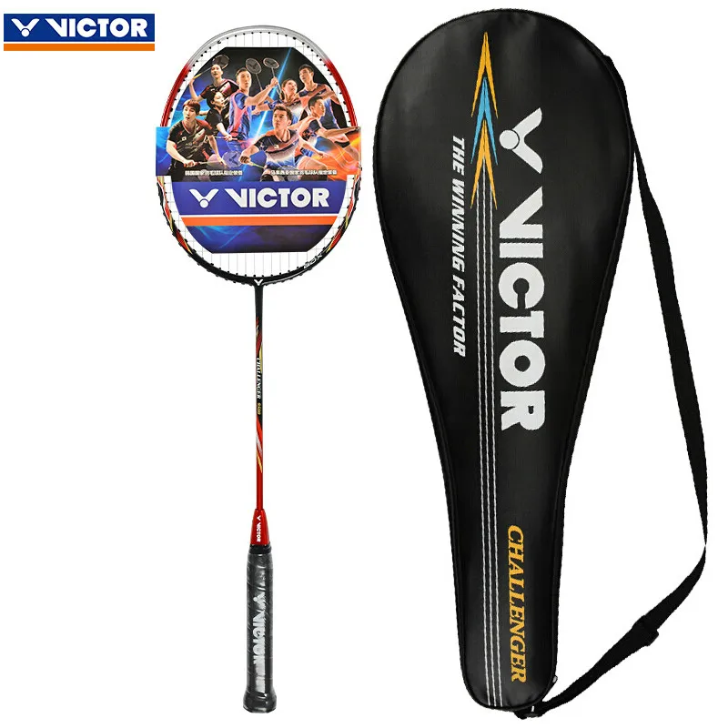 Original Victor CHA 9500D Carbon Fiber Badminton Racquets High rebound Badminton Racket With