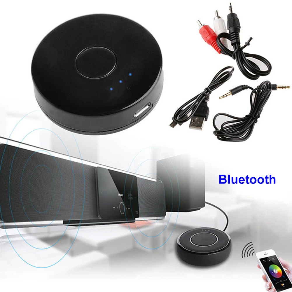 Multi Point 3 5mm Bluetooth 4 0 Wireless LED 200 MAh Audio Transmitter Audio Signals