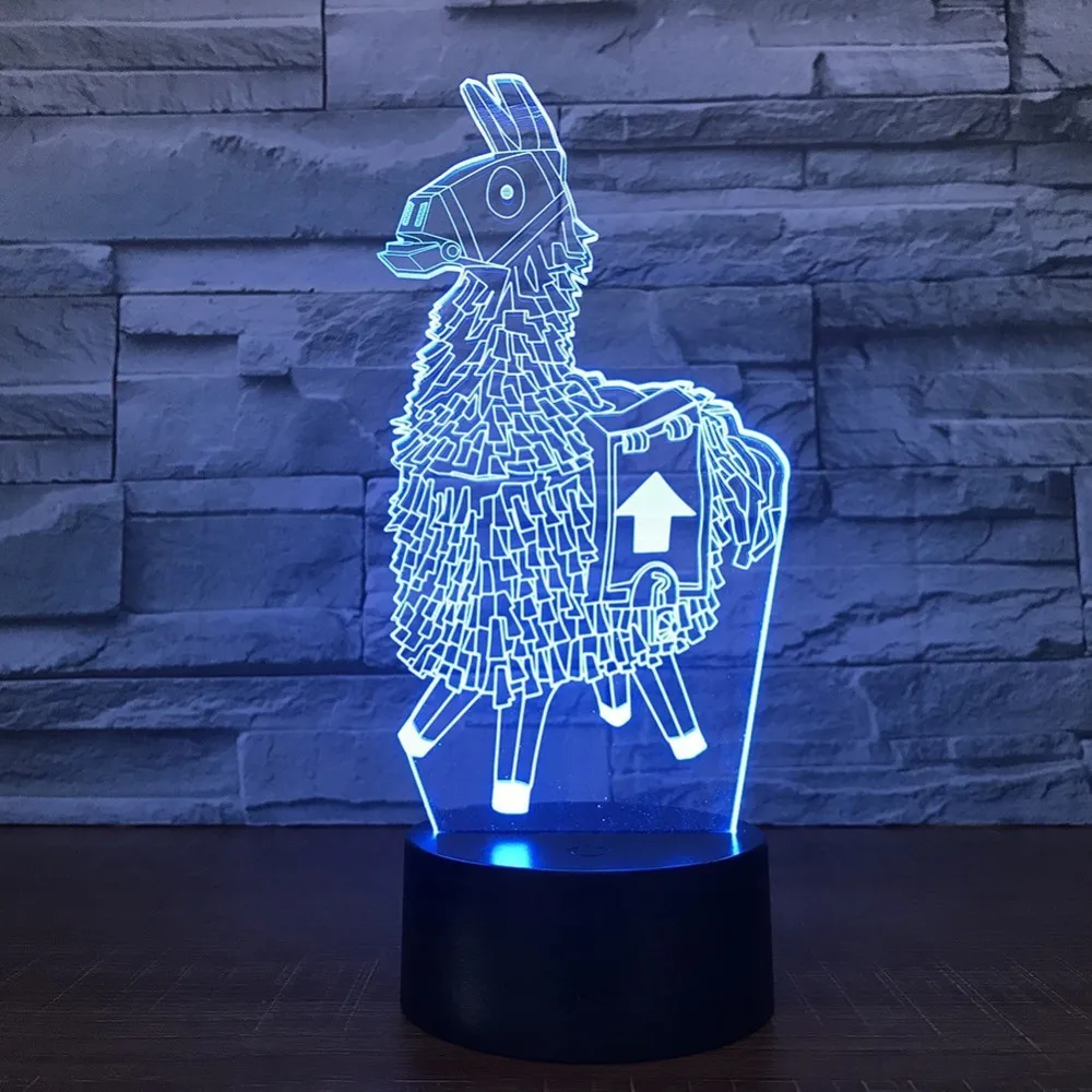 

3D LED New Cartoon Cute Stitch 3D LED Night Light 7 Color Change Baby Sleep Table Lamp Home Decor Holiday Kids Christmas Gift