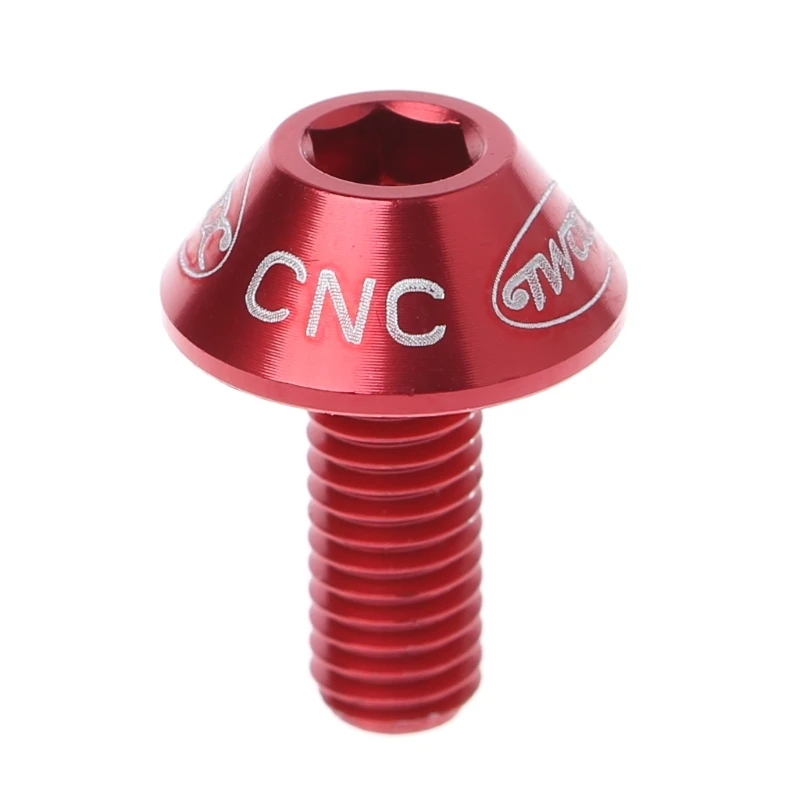 2Pcs M5x10mm Aluminum Alloy Bike Bicycle Water Bottle Cage Bolt Holder Screw