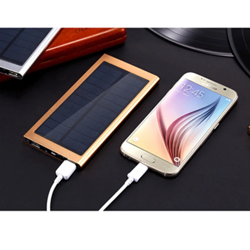 imágenes para Banco de la Energía Solar caliente de Viaje Dual USB Banco de la Energía 12000 mAh Paquete de Batería Externa del Cargador Portátil Batería Externa para Móviles teléfono imágenes para Banco de la Energía Solar caliente de Viaje Dual USB Banco de la Energía 12000 mAh Paquete de Batería Externa del Cargador Portátil Batería Externa para Móviles teléfono