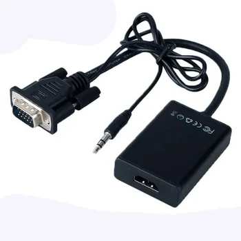 

VGATo HDMI Transfer Line Audio Cable with Power Male To Female Adapter for HDTV Projector Momonitor Display