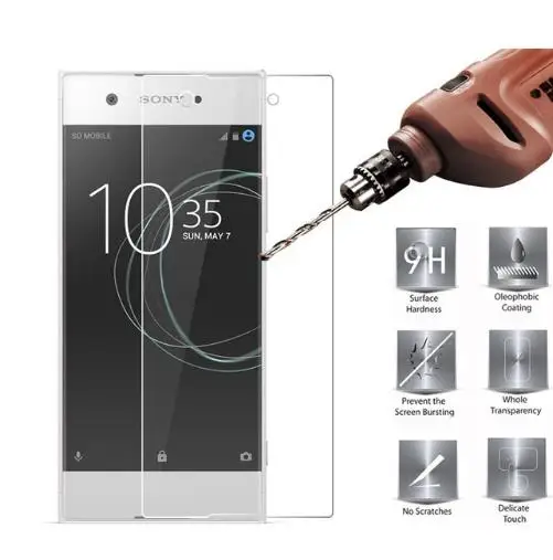 2 шт./лот спереди Экран протектор Стекло для Sony xa1 плюс закаленное телефон Плёнки |