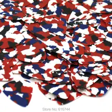 Viele 50 stücke Celluloid Medium 0,71mm Plektren Plektren Tie-dye Konfetti Mosaik Neue
