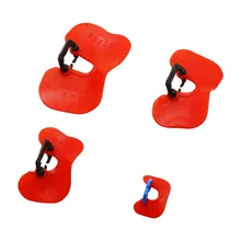 Óculos antiderrapantes para fazenda de galinha, equipamento de agricultura de galinha, salsicha, galinha, vermelho, macio, óculos de remoção de galinha, antipeixe, com 10 peças