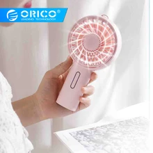 ORICO мини USB вентилятор портативный ручной вентилятор настольный USB Перезаряжаемый вентилятор воздушного охлаждения для дома офиса студенческого общежития с 2000 мАч
