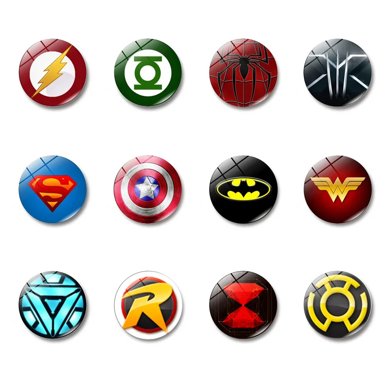 

1pcs Marvel Avenger Cartoon Figure Fridge Magnets Souvenir Icon Sticker Refrigerator Magnet Xmas Gift Home Decor DIY Party Favor