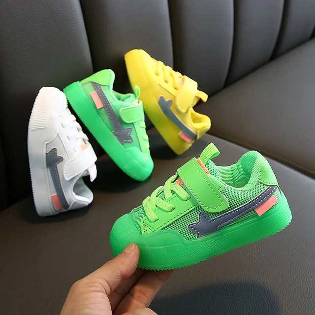 US $10.68 DIMI 2019 new Children Shoes Boys Girls Casual Shoes Fashion Jelly Color Kids Sneakers Breathable N