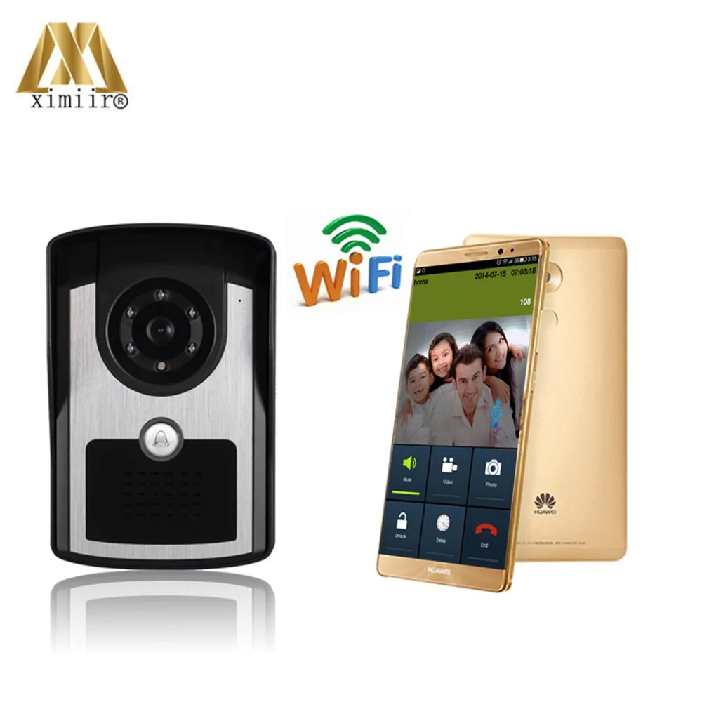 #*Cheap High Solution Stable Remote Control WIFI Wireless Video Door Bell Internet Video Door Phone With Free APP WiFi1001FC