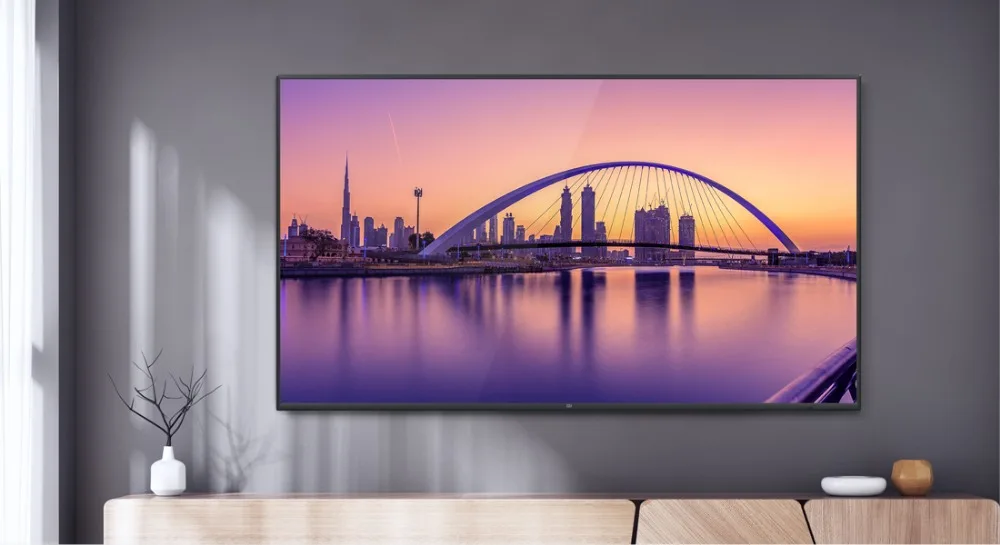Xiaomi tv 4 75 дюймов английский интерфейс 4K Ultra-thin11.4mm корпус интеллектуальный пульт дистанционного управления 4K HDR 2 ГБ+ 32 ГБ Dolby sound
