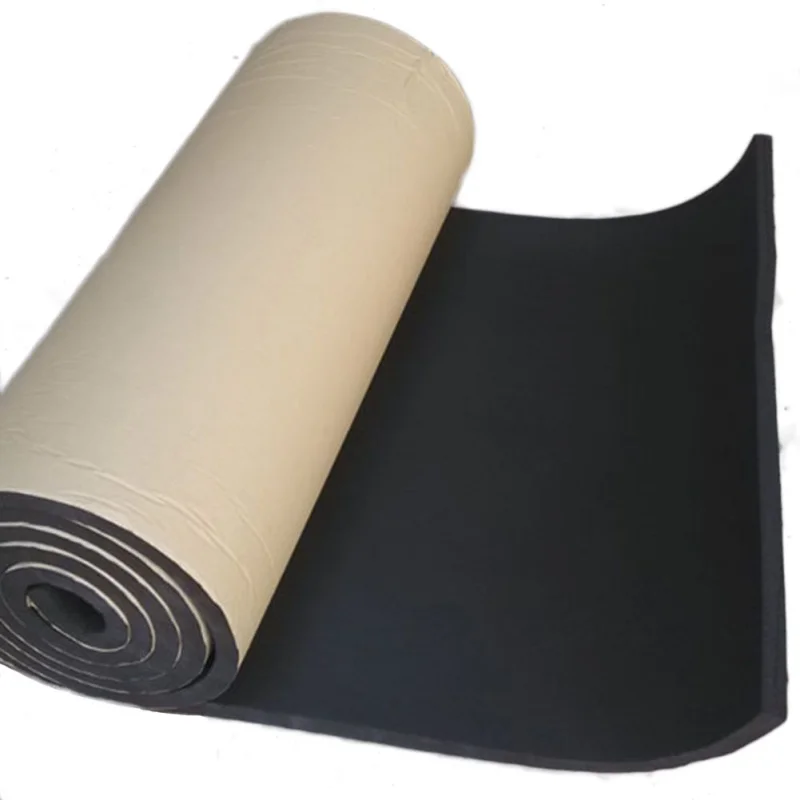 

Auto Sound Insulation Pad Soundproof Firewall Directly Pasted Noise Isolating 5MM*50CM*200CM Deadener Insulation For The Car