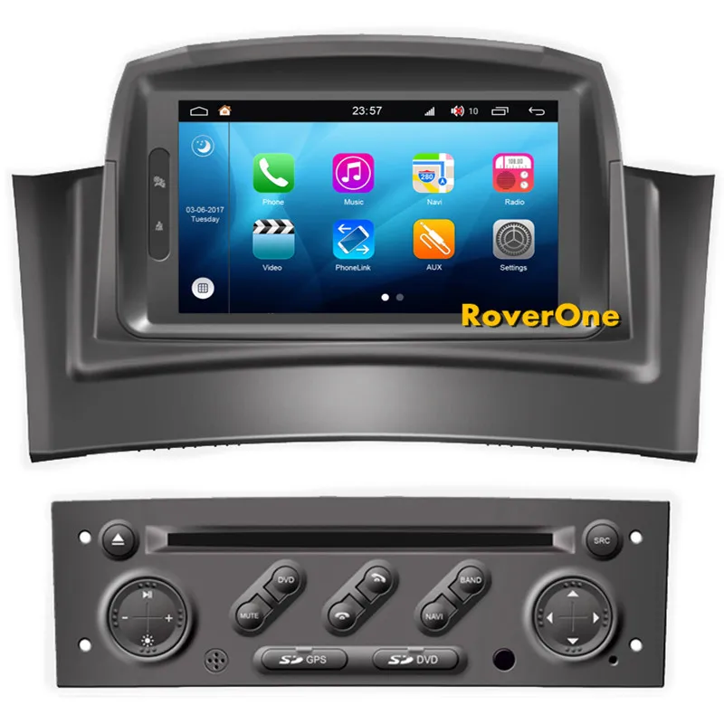 

RoverOne Android 8.0 Car Multimedia System For Renault Megane 2 II Fluence Radio Stereo DVD GPS Navigation Media Music Player