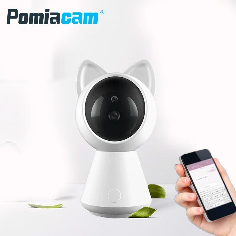 Cute Baby Monitor viewing online Night Vision 2-way-Talk cat Shape Monitor Video Nanny Radio Babysi