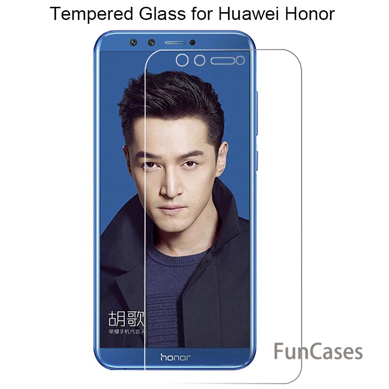 Прозрачный Экран Стекло для Huawei Honor 7 V8 8 Pro S закаленное 10 Lite V9 играть вид на 9