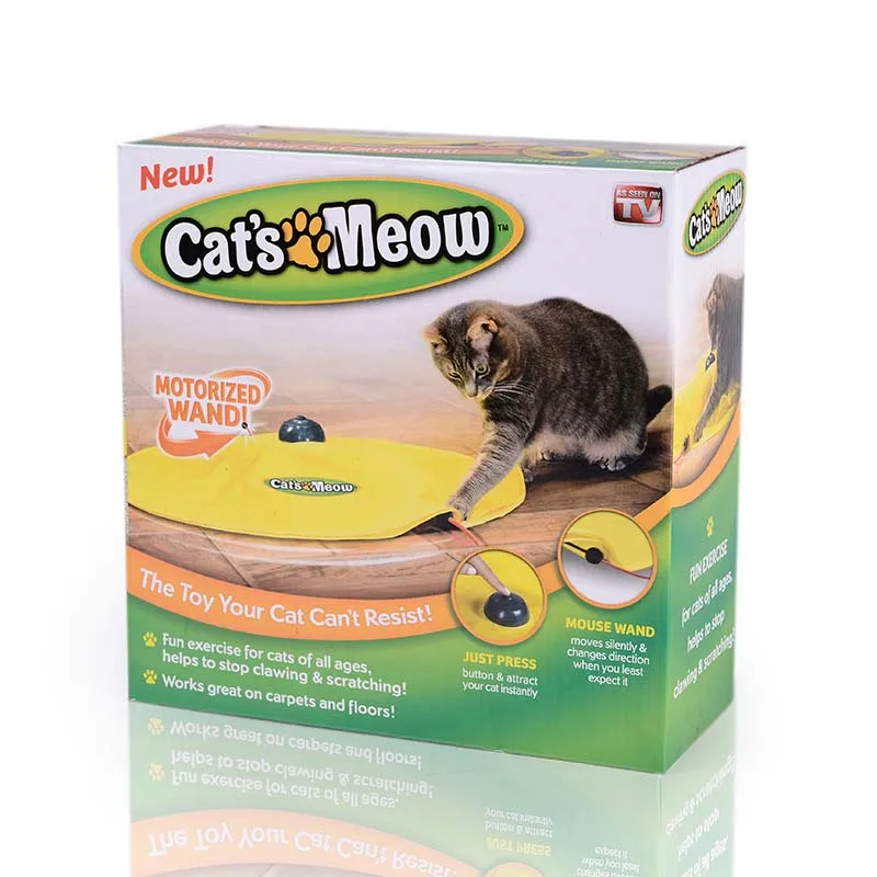 

BRANDED ABS Plastic 360 Degree Automatic Interactive Dart Laser Light Teaser Fun Exercise Cat Toy For Pet Cat Dog Funny