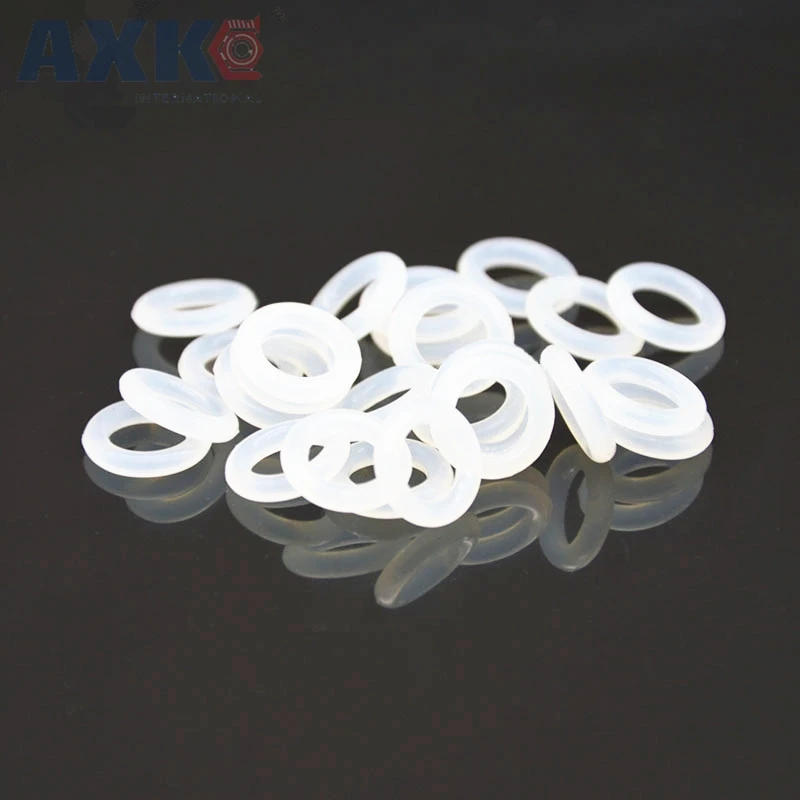 

AXK 5.7mm Thickness White O Ring Seals Gasket Silicon Food Grade OD 80/85/90/95/100/105/110/115/120/125mm O Ring Seals Washer