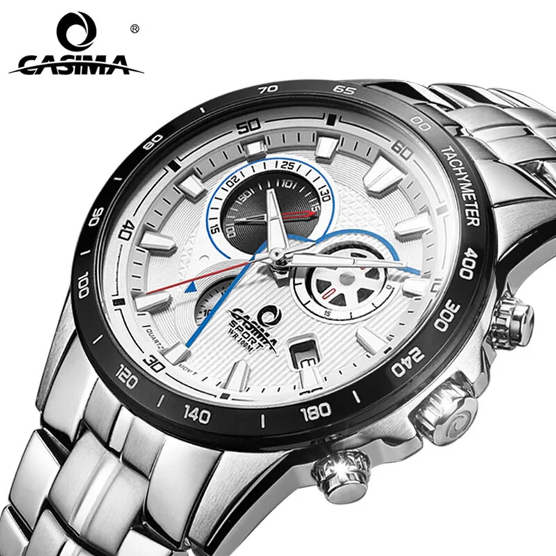 

CASIMA Multi-Functional Business Men Watch Chronograph 10Bar Waterproof Sport Watch Men Fashion Watches relogio masculino