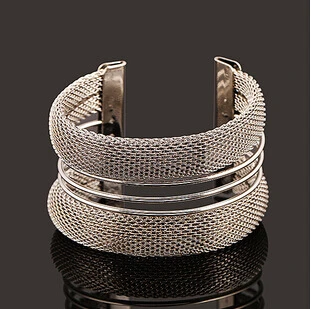 Модные золотые серебряные браслеты в стиле панк хип-хоп, браслет для женщин, бижутерия, модные аксессуары - Окраска металла: Silver Style 6