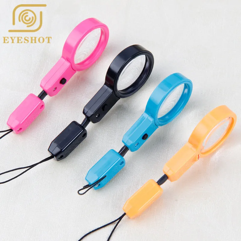 Magnifying Glass Mini With LED Light, Handheld 5x Illuminated Magnifier