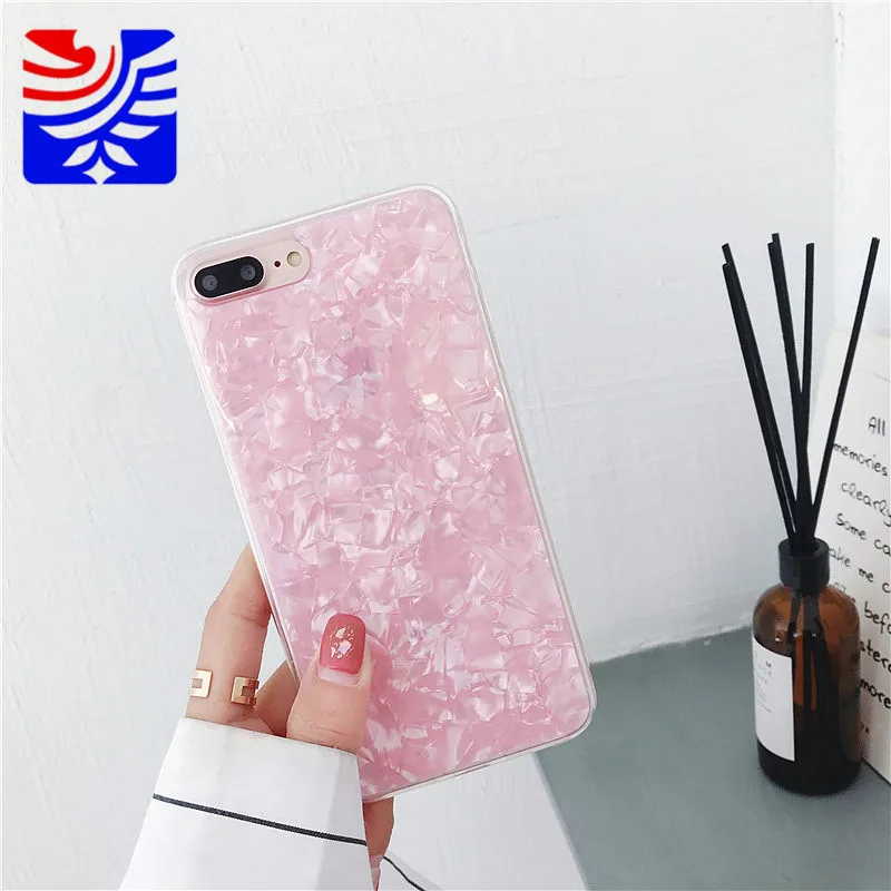 PEIPENG Fashion simplicity refreshing Shellfish Phone Cases For iphone 6 6S 7 8 Plus X Xs Max Christmas gift6