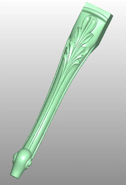 

3D model STL format file for cnc router engraving furniture sofa cabinet chair leg pattern Artcam 657
