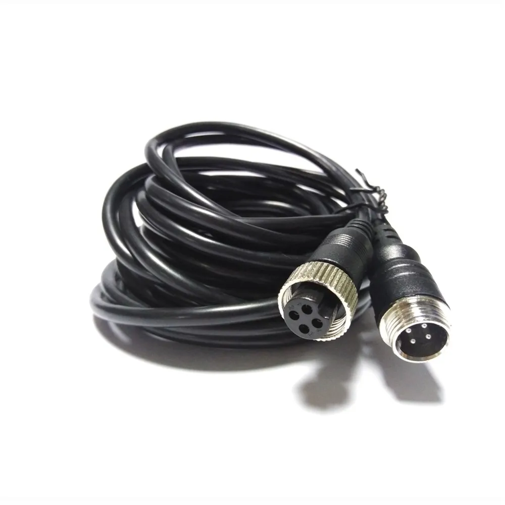 Hikvision 5m source factory to undertake custom-made car camera video cable aviation male and female head extension line 4P avia Hikvision 5m source factory to undertake custom-made car camera video cable aviation male and female head extension line 4P avia