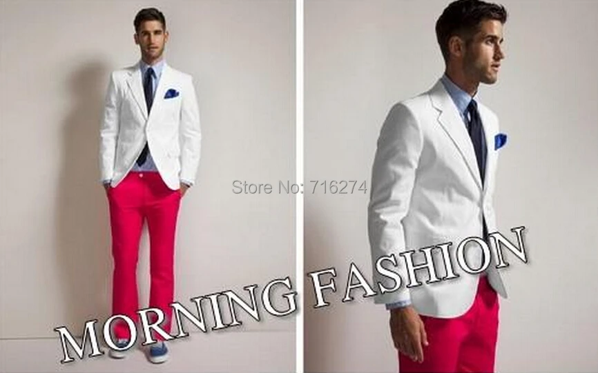 red dress suit men's