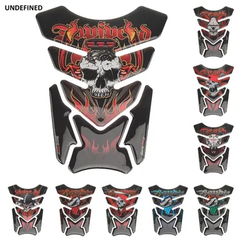 

Skull Motorcycle Sticker Oil Tank Pad Protector Stickers Moto Fishbone Decal for Honda cbr650f Suzuki rmz 450 gsr 600 Yamaha r1