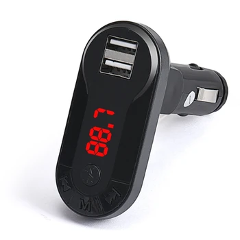 MP3 Lecteur de Musique Mode Bluetooth sans fil mains libres voiture kit transmetteur FM MP3 lecteur USB TF SD télécommande machine @ 11205