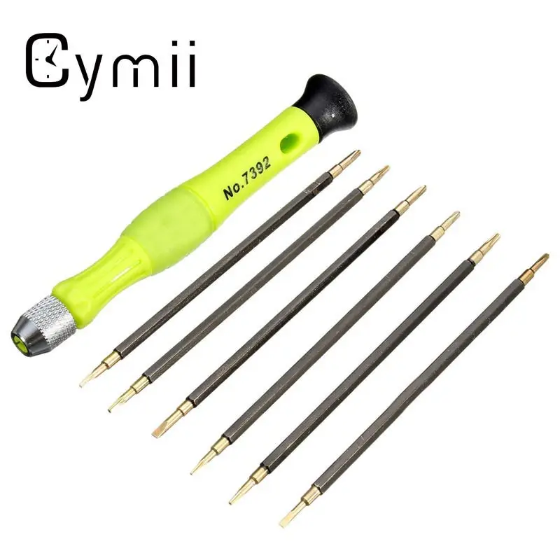 

Watch Repair 6+1 Screwdriver Set Watchbands Spring Bars Strap Link Pins Remover Repair Kit Tool Watchmaker Hand Hardware Gifts