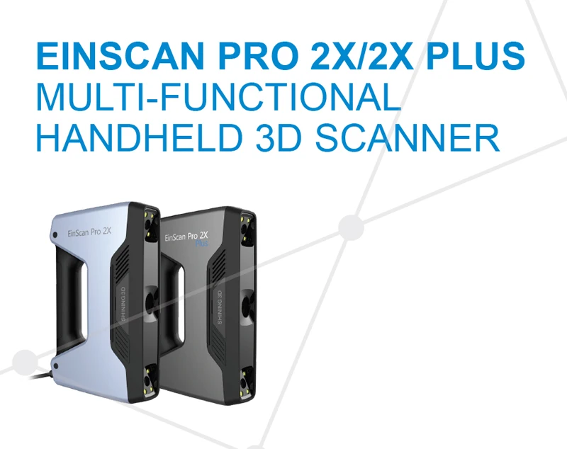 EinScan Pro 2X Plus Многофункциональный ручной 3D сканер