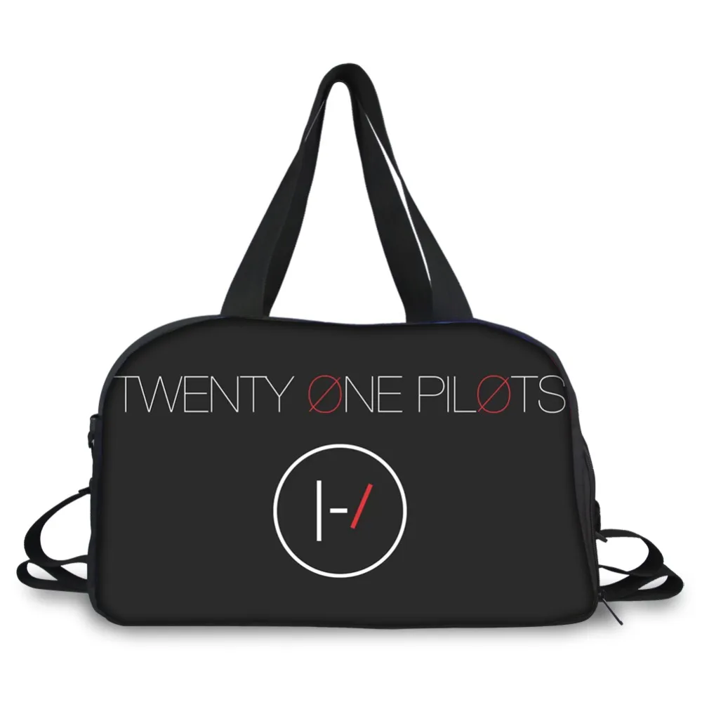 

Customized Unisex Travel Bag Twenty One Pilots Handbag Beach Shoulder Bag Crossbody Large Capacity Couples Duffel Package