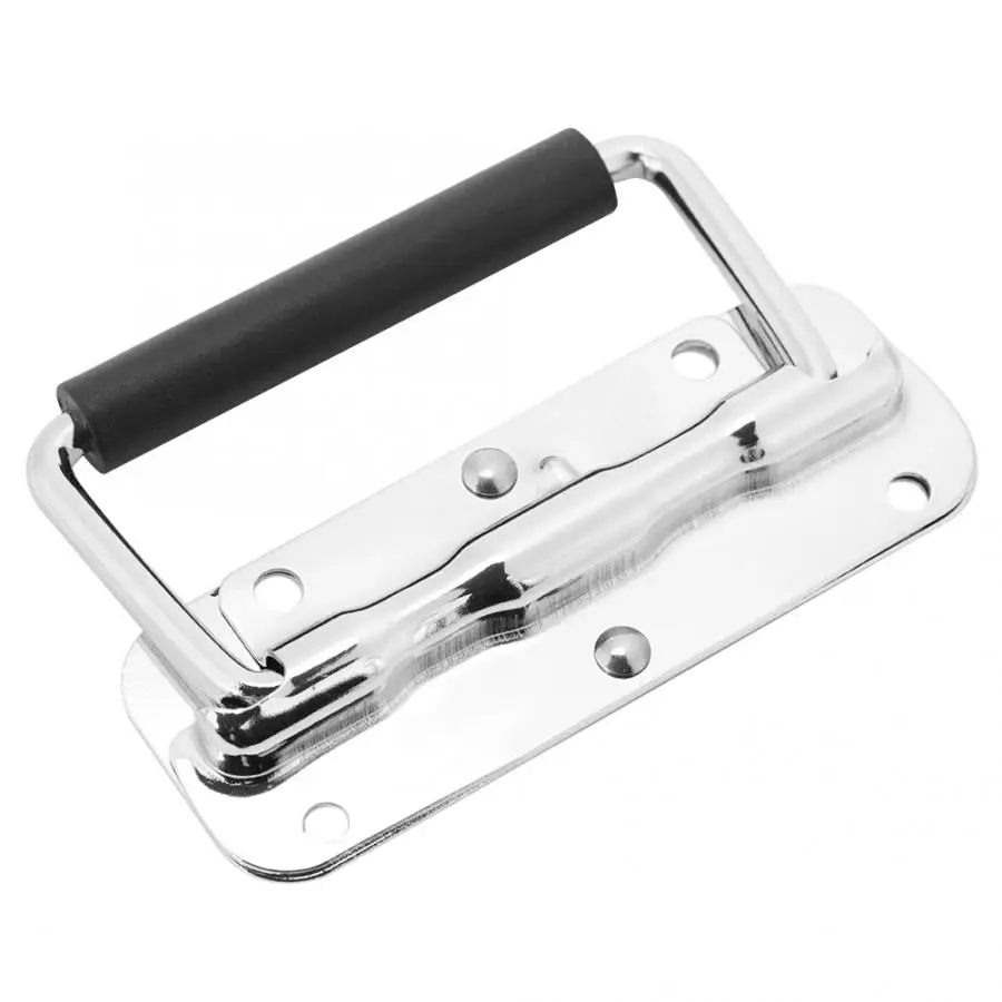 2 шт нержавеющей стали Ручка кольца тянет для деревянной коробки Toolbox пружинная крышка ручка вытяжное кольцо фурнитура, ручки для шкафа