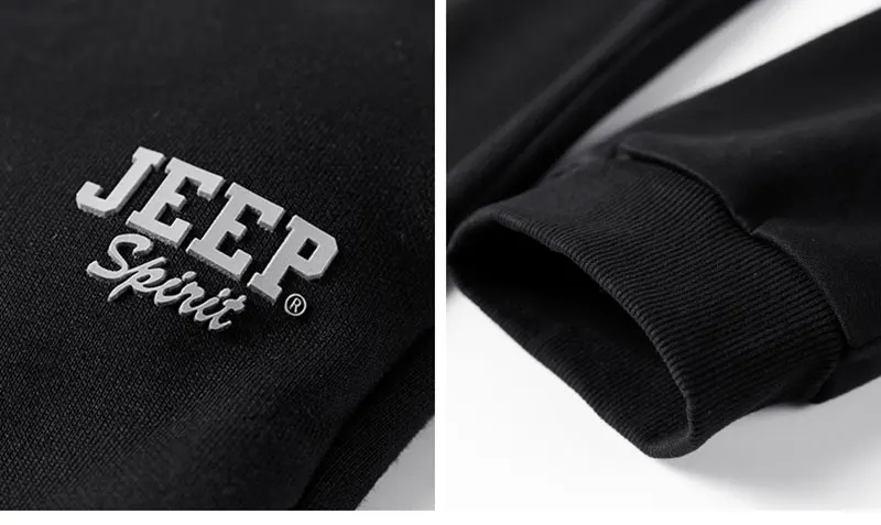 2019 New Spring Autumn JEEP Sweatpants Mens Casual Knitted Elastic Waist Cotton Pants Fashion High Quality Trousers Solid Colors (25)