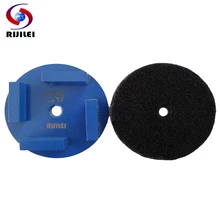 RIJILEI 12 PCS/Set Diamond grinding disk Diamond Grinding Wheel for Concrete Floor Polishing Marble Grinding shoes V30B