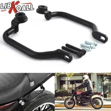 LJBKOALL 1 комплект левый и правый черный мотоцикл сталь заднего пассажирского сиденья ручная ручка поручень для- Kawasaki Z900RS