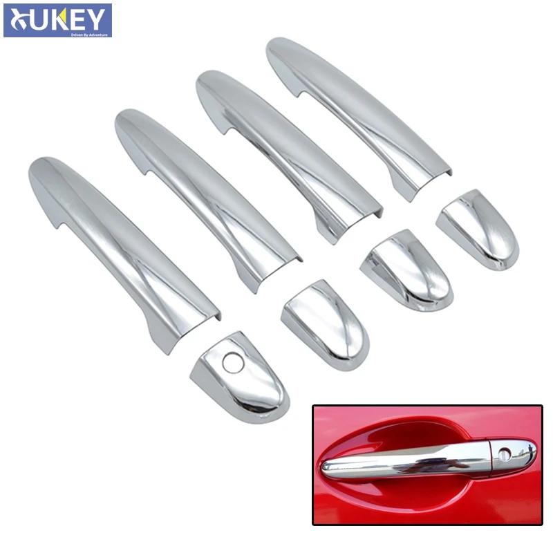 

Fit For Mazda 2 3 6 m2 m3 m6 2009 2010 2011 2012 2013 Chrome Door Handle Cover Trim Molding Catch Overlay Garnish Cap Decoration