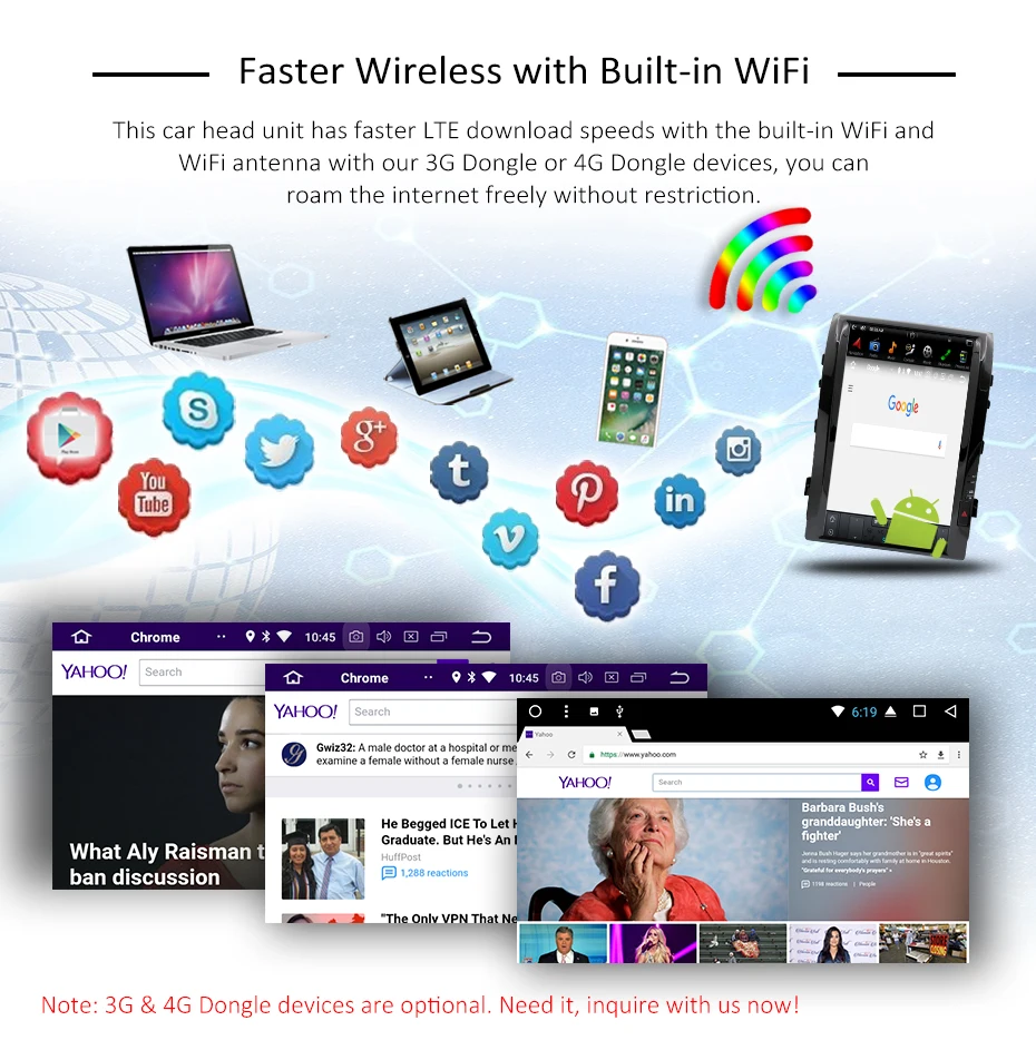 Cheap Android 8.1 4G Tesla Car DVD for Toyota Land Cruier 2007 - 2015 car audio radio multimedia system gps navigation car dvd IPS AUX 5