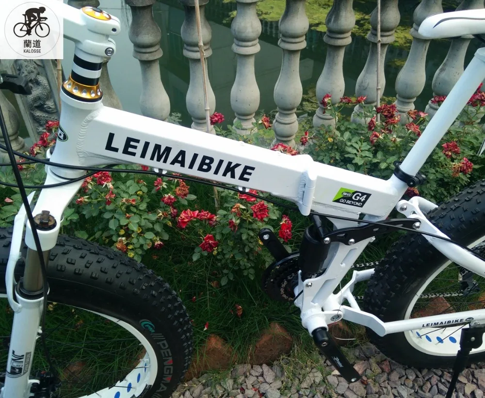 Kalosse Beach bicycle Aluminum alloy frame 26*4.0 tires , snow mountain bike , bicicleta mountain bike , 21/24/27/30 speed