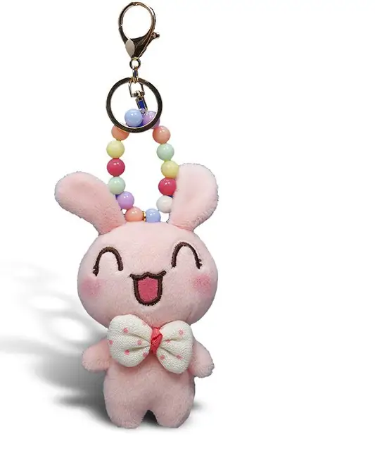 Fashion Delicate and Cute Rabbit Keychain Plush Toy Rabbit Key Chain
